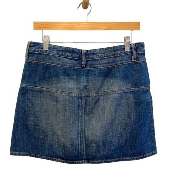 Paper Denim & Cloth Blue Denim Mini Skirt 30 Medium 10 Anthropologie Brand - Picture 3 of 8
